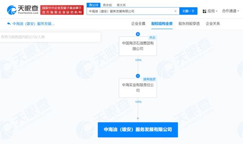 中國海油在雄安成立服務(wù)發(fā)展公司，注冊(cè)資本1億聚焦網(wǎng)絡(luò)技術(shù)服務(wù)